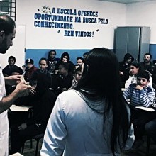 Curso de Enfermagem da Unifacvest realiza trabalho educativo nas escolas