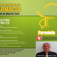 SEMANA ACADÊMICA DE FARMÁCIA | 4 e 5 de maio/2023