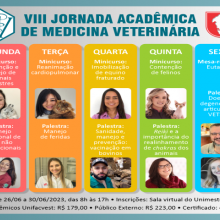 VIII JORNADA ACADÊMICA DE MEDICINA VETERINÁRIA