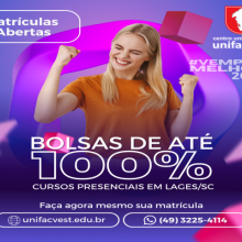 Matrículas abertas para os cursos presencias em Lages/SC