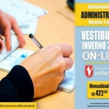 ADMINISTRAÇÃO É NA UNIFACVEST | VESTIBULAR ON-LINE ABERTO
