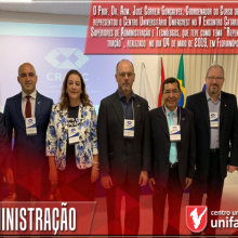 Coordenador de Administração representa Unifacvest em encontro da área