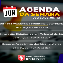 AGENDA DA SEMANA