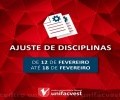 AJUSTE DE DISCIPLINAS