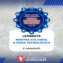 Amanhã inicia a Mostra Cultural e Feira Tecnológica