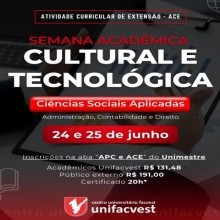 Semana Acadêmica Cultural e Tecnológica - Ciências Sociais Aplicadas
