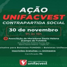 Ação Unifacvest no Bairro Santa Helena
