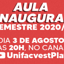 Aula Inaugural com o Reitor - 03/08/2020