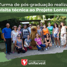 Turma de pós-graduação realiza visita técnica ao Projeto Lontra