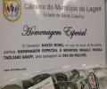 ENFERMAGEM UNIFACVEST: Participação em Curso e homenagem na Câmara de Vereadores de Lages (SC)