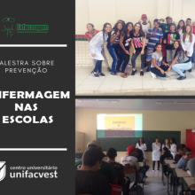 ENFERMAGEM NAS ESCOLAS: palestra sobre prevenção na Escola Visconde de Cairu