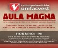 CALOURO | SEGUNDA, DIA 18, TEM AULA MAGNA. CONFIRA O HORÁRIO PARA A SUA TURMA