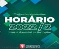 Horário 2022/2 | Turmas de primeira fase 