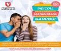 INDICOU, MATRICULOU, GANHOU 50% DE DESCONTO