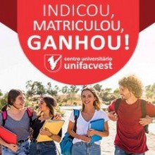INDICOU, MATRICULOU, GANHOU 50% DE DESCONTO