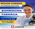 Farmácia e Biomedicina no Matutino
