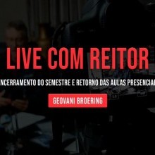 LIVE COM O REITOR DIA 24/06/2020 NO YOUTUBE