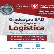 NOVO CURSO EAD: Tecnologia em Logística