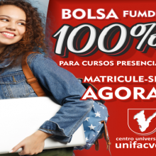 Matricule-se agora com Bolsa FUMDES de 100% para Cursos Presenciais em Lages (SC)