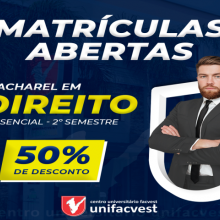 DIREITO é na Unifacvest!
