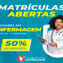 ENFERMAGEM é na Unifacvest!