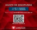 Saiba tudo sobre o Ajuste de Disciplinas 2020/2