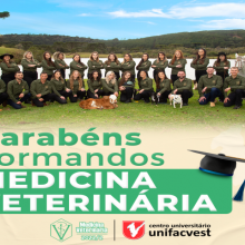 Parabéns Formandos de Medicina Veterinária