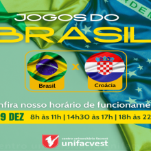 Horário de atendimento nos Jogos do Brasil