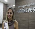 RAINHA DA FESTA DO PINHÃO É RECEBIDA PELO REITOR