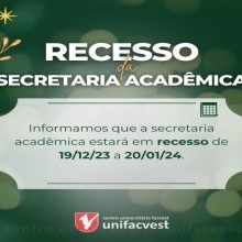 Recesso da Secretaria Acadêmica