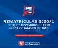 ATENÇÃO: Último dia para rematrícula.