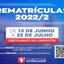 Rematrículas 2022/2