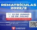 Rematrículas 2022/2