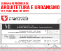 SEMANA ACADÊMICA DE ARQUITETURA E URBANISMO | 12 e 13 de abril/2023