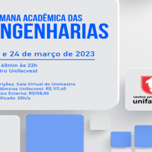 SEMANA ACADÊMICA DAS ENGENHARIAS | 23 e 24 de março/2023