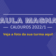 TURMAS DAS PRIMEIRAS FASES 2022/1