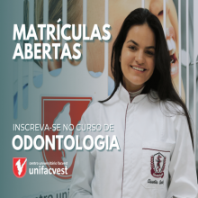 Matrículas abertas! Curso de Odontologia