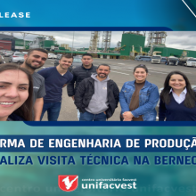 Turma de Engenharia de Produção realiza visita técnica na Berneck