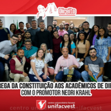 Entrega da Constituição aos Acadêmicos de Direito