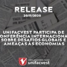 Unifacvest participa de conferência internacional sobre desafios globais e ameaças às economias