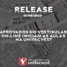 Aprovados no vestibular on-line iniciam as aulas na Unifacvest