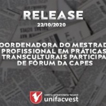 Coordenadora do Mestrado Profissional em Práticas Transculturais participa de fórum da Capes