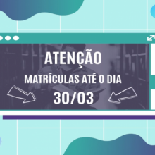 #VemPraUnifacvest agora! Matrículas para o primeiro semestre de 2020 até 30 de março