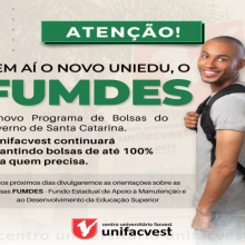 Vem aí o novo Uniedu, o FUMDES!