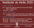 Hoje tem Vestibular de Verão 2020 na Unifacvest