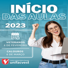 INÍCIO AULAS UNIFACVEST | 2023 